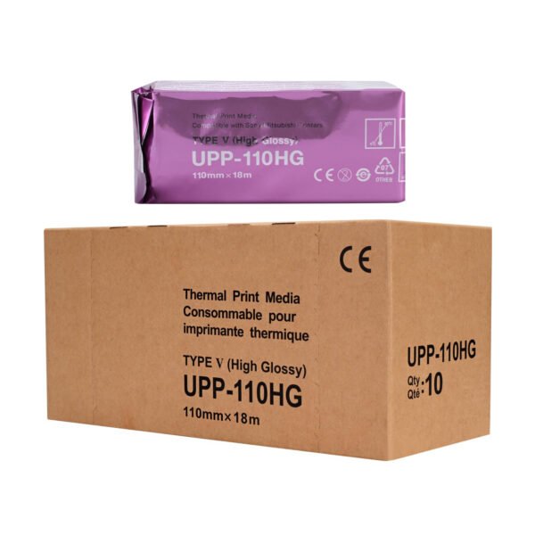 upp 110hg high glossy thermal paper compatible ultrasound printing paper for sony
